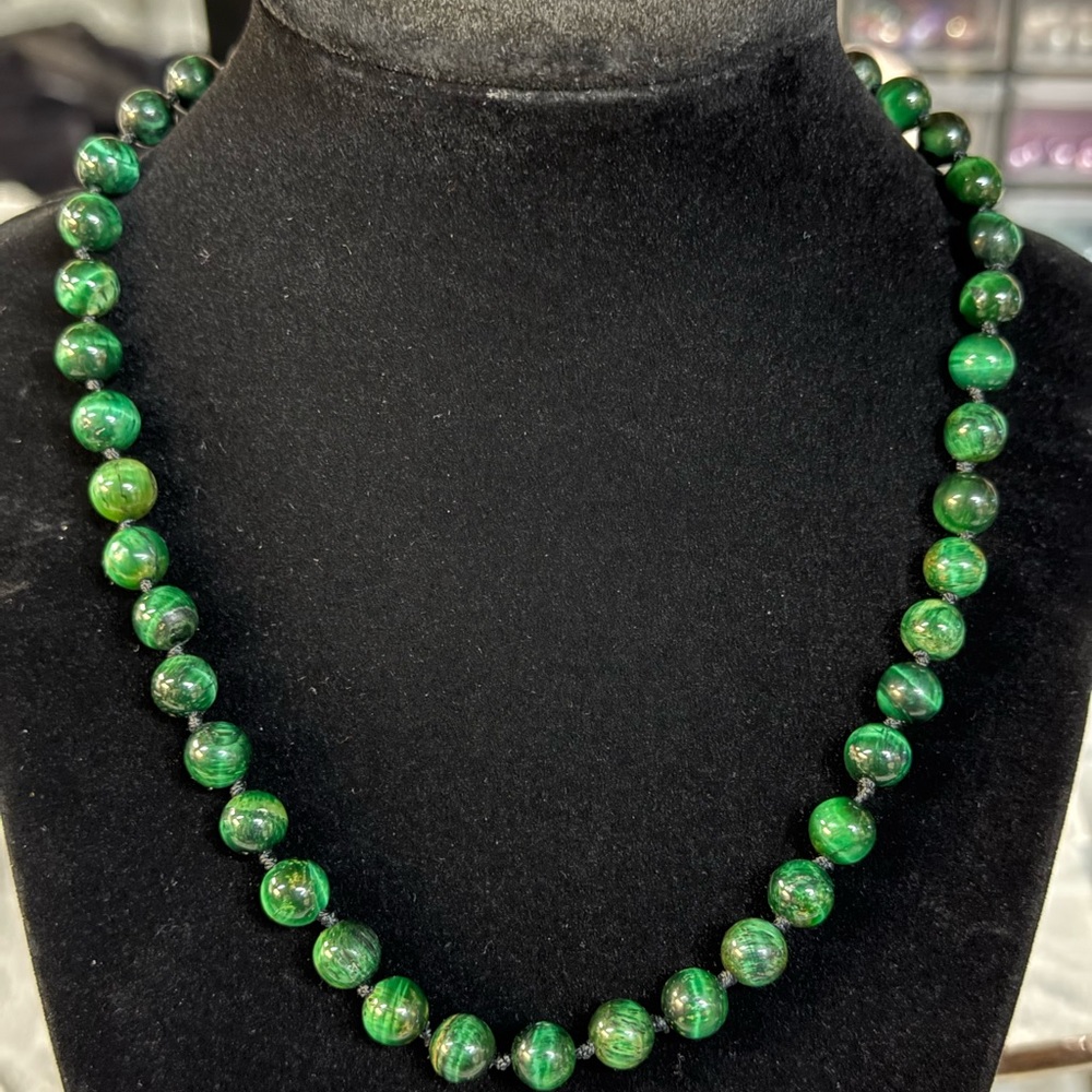Green Tiger Eye Necklace
